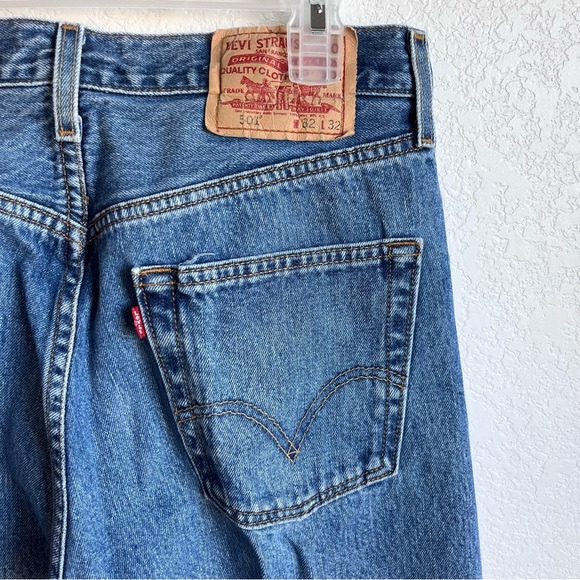 Levi’s Classic Blue Denim Jeans 32 x 32 - Picture 5 of 8